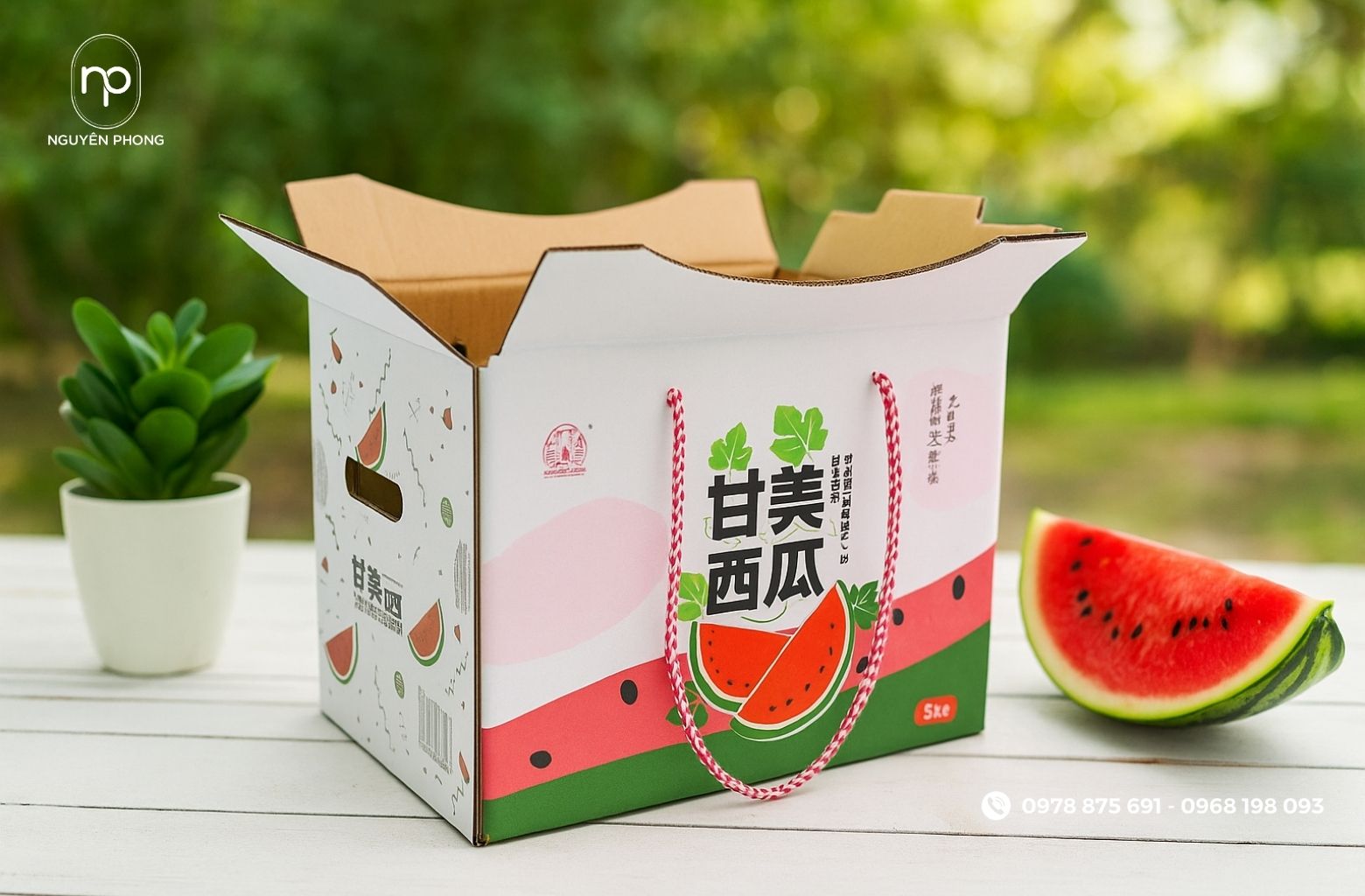 Hộp carton nắp gài